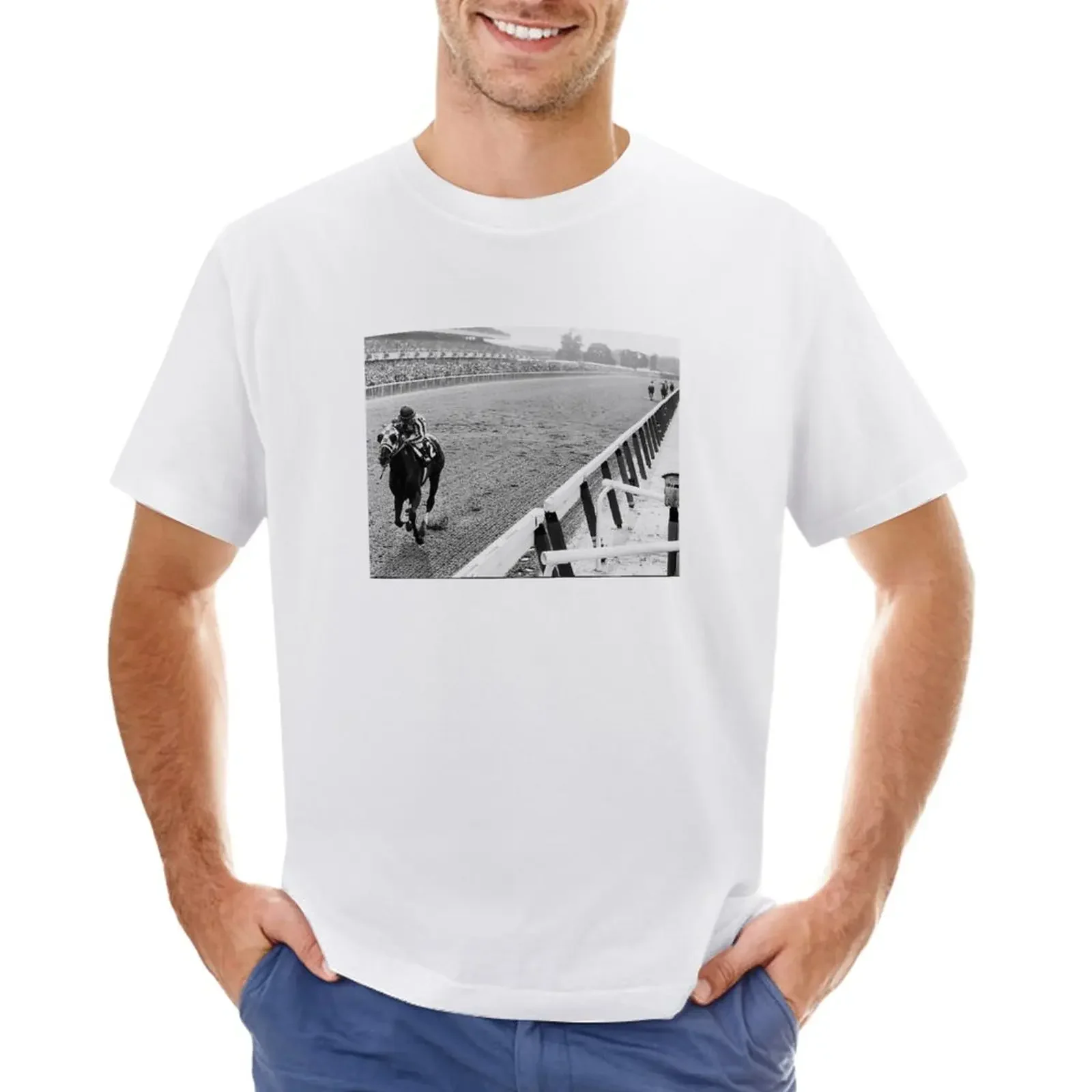 

Secretariat Wins At Belmont Great American Horses T-Shirt oversizeds vintage customs design your own mens clothes