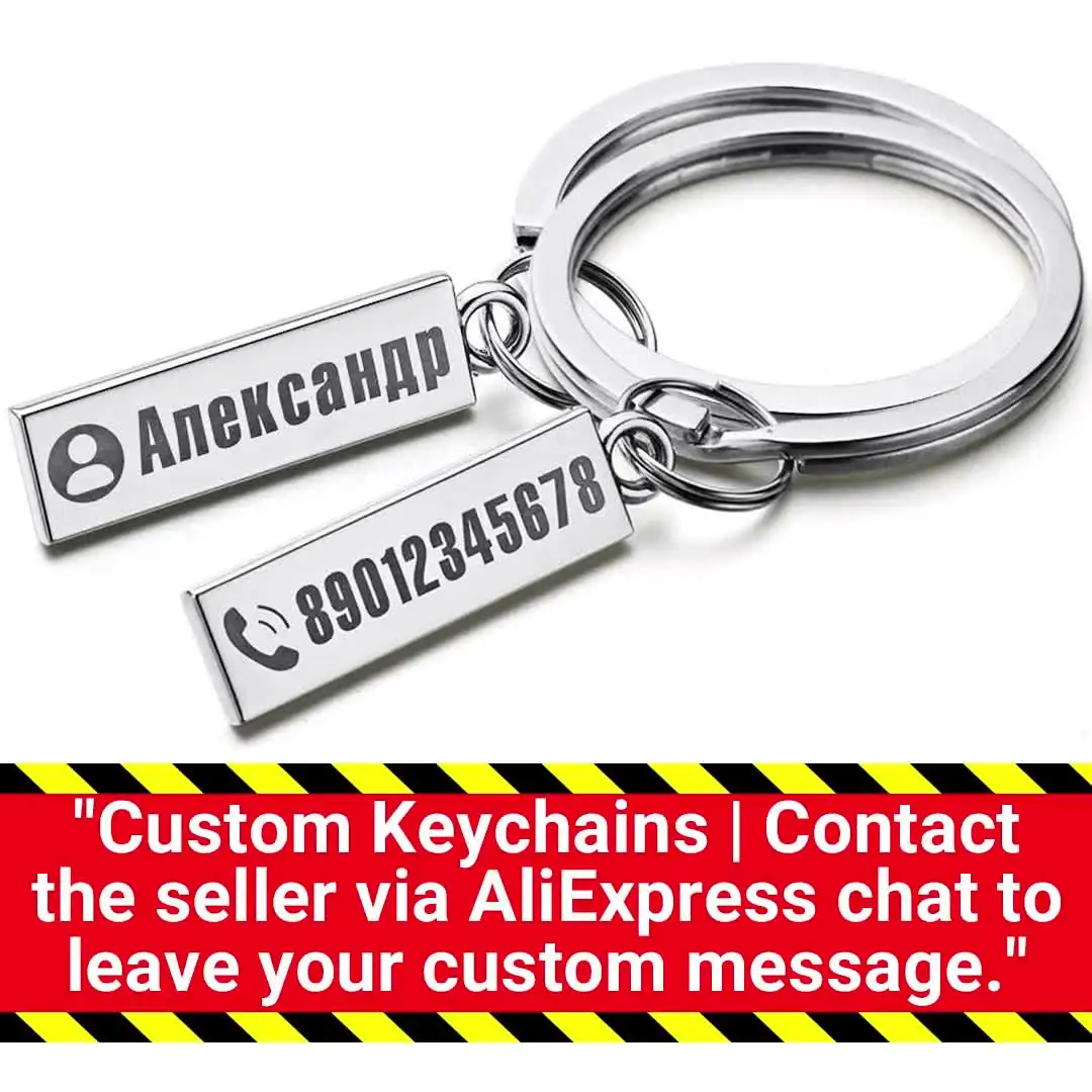 Kleine Chic Cool Anti-verloren Sleutelhanger Gepersonaliseerde Aangepaste Sleutelhanger Voor Auto Naam Mannen Vrouwen Gift Prachtige Sleutelhanger P021
