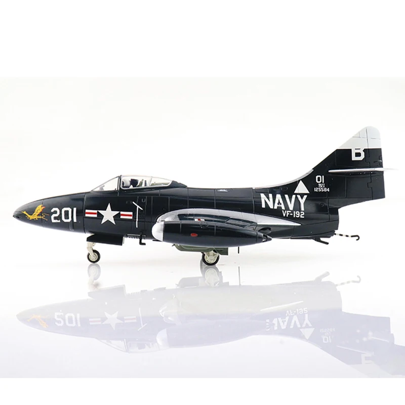 

Die cast US Air Force F9F-5 Panther fighter jet militarized combat 1:72 ratio alloy and plastic simulation gift