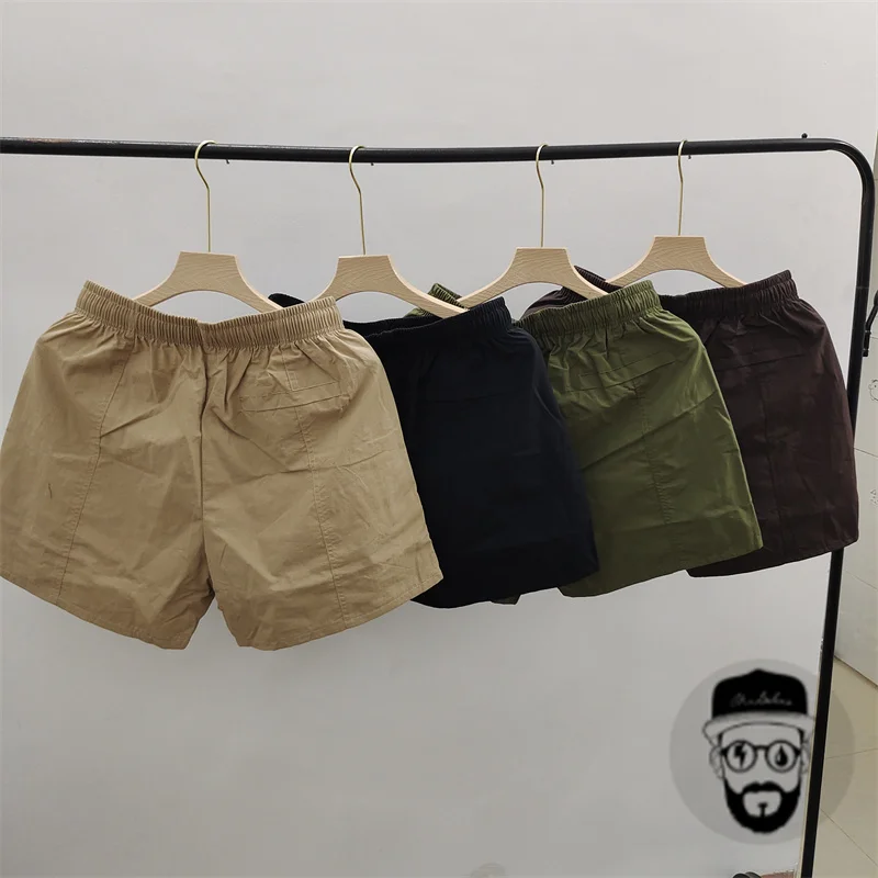 Simple solid color thin Cole Buxton shorts with embroidered letters for men's sports shorts