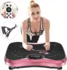 Vibration Plate Exercise Machine Whole Body Workout Vibration Fitness Platform for Home Fitness & Weight Loss + Remote + Loop Re 1