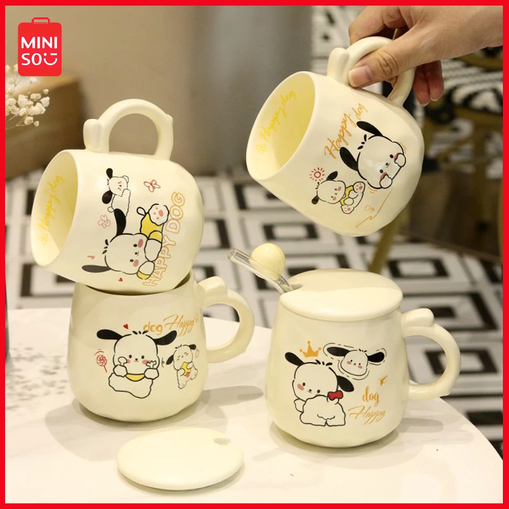 

2024 Miniso Sanrio понравико мультяшное аниме корейское издание молочная чашка для пары семейная кофейная чашка офисная Милая Кружка подарок на день Святого Валентина