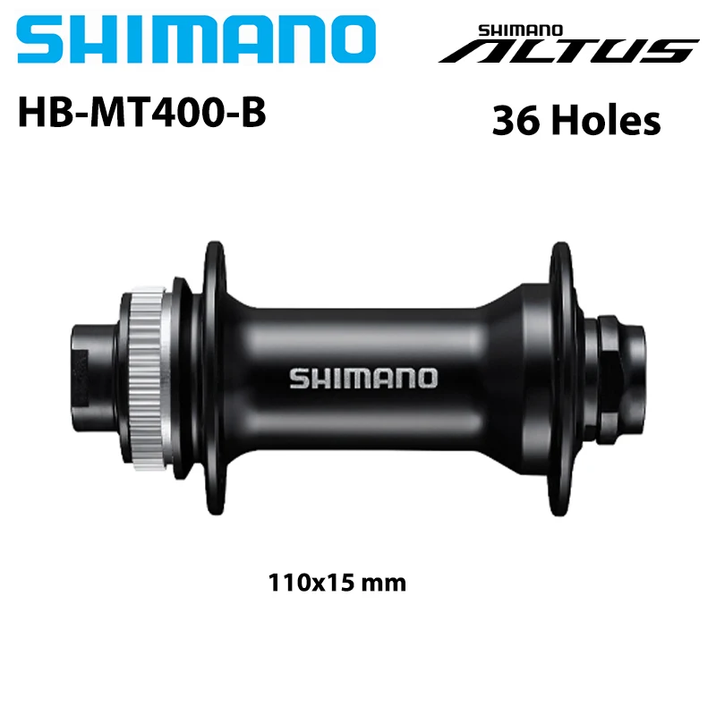 SHIMANO MT400 HB-MT400-B 36 Holes Front Freehub CENTER LOCK Disc Brake 110x15 mm E-THRU Axle Bicycle Accessories mountain bicycle disc brake bicycle disc brake mountain bike disc brake