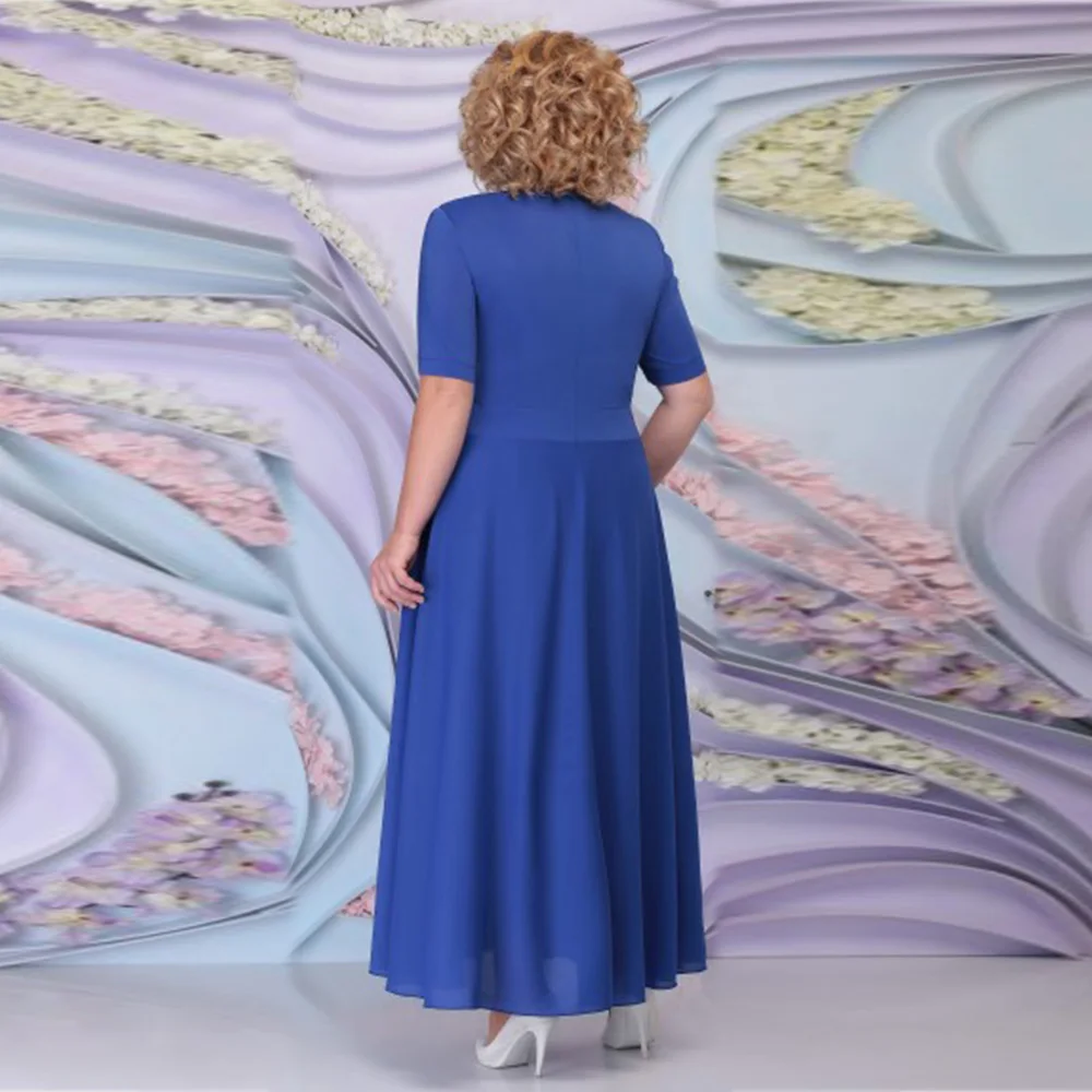 Elegant Mother of the Bride Dresses Plus Size Chiffon A-line Long Wedding Guest Dress Lace Party Vestido Madre Novia mother bride dresses women party dresses
