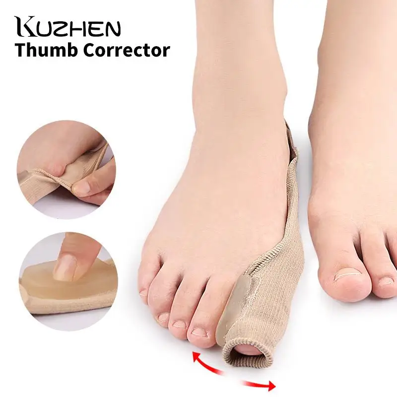 

1Pcs Big Bone Orthopedic Bunion Correction Pedicure Socks Silicone Hallux Valgus Corrector Braces Toes Separator Feet Care Tool