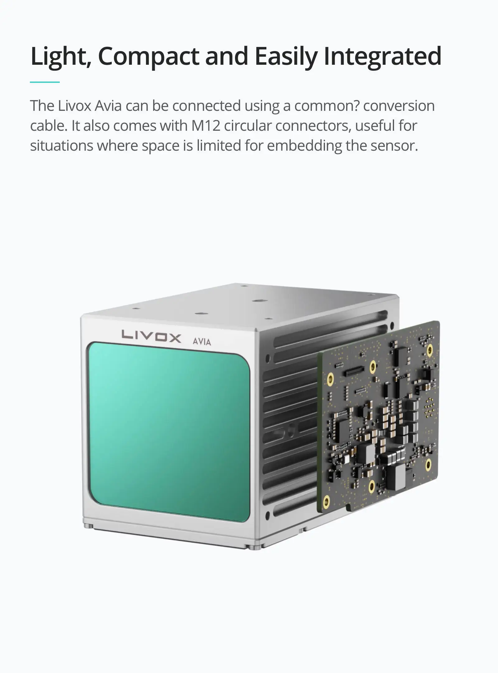 Livox Avia LiDAR,Laser detection rangefinder