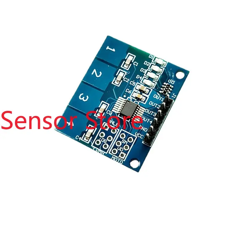 5PCS TTP224 4-way Capacitive Touch Switch Digital  Sensor Module fkc1810ptfe pc d capacitive sensor chemical