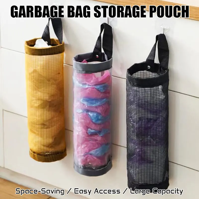 Wall-Mounted Kitchen Waste Bag Organizer