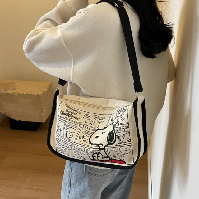 Bandolera de Lona para Mujer Snoopy 2026 6