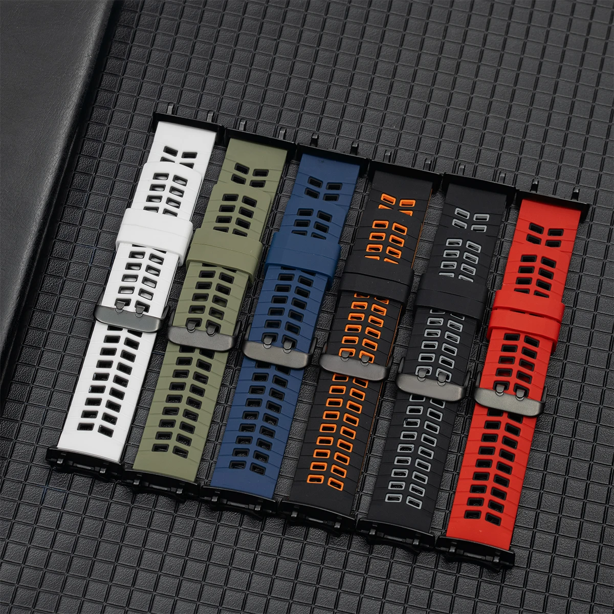 Breathable Silicone Replacement Strap Wristband