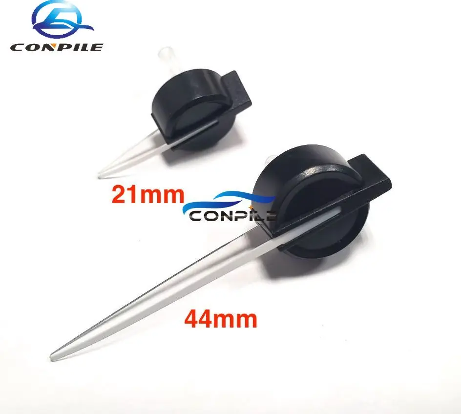 1pc 21mm/44mm 자동차 계기판 포인터 흰색 샤프트 표준 라이트 가이드 포인터 클러스터 구멍 1mm
