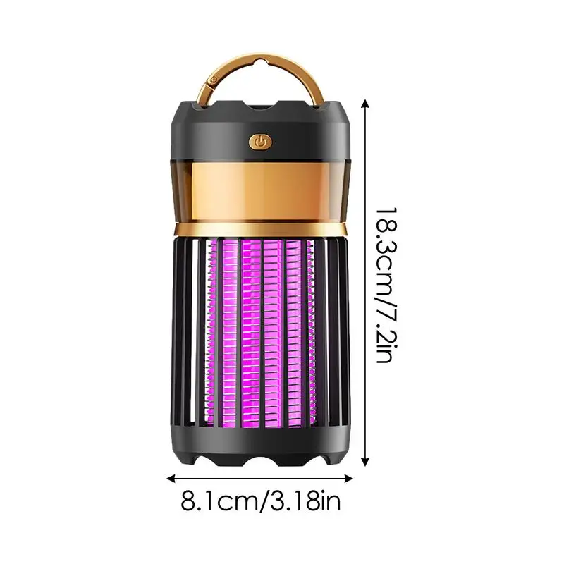 야외 지능형 플라이 트랩 야간 조명, 강력한 플라잉 UV 라이트, 발코니용 벽걸이 플라잉 트랩 램프