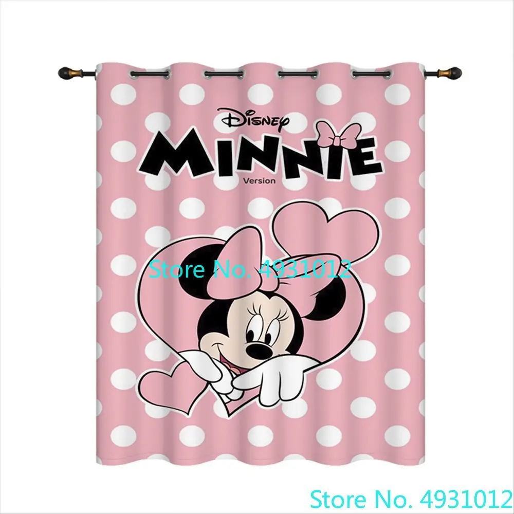 

New Cartoon Minnie Mouse Donald Duck Blackout Curtain Shading Bedroom Living Room Childre Kids Baby Christmas Gift 160x184cm