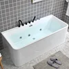 Modern Home Bathroom Supplies Massage Bathtub Detached Acrylic Adult Surf Jacuzzi Small Apartment Waterfall Bathtub with Faucet 5