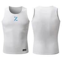 Men Cycling Vest Base Layer Summer Bicycle Clothing Jersey Sleeveless Women MTB Road Bike Clothes Mesh Underwear White Black 2
