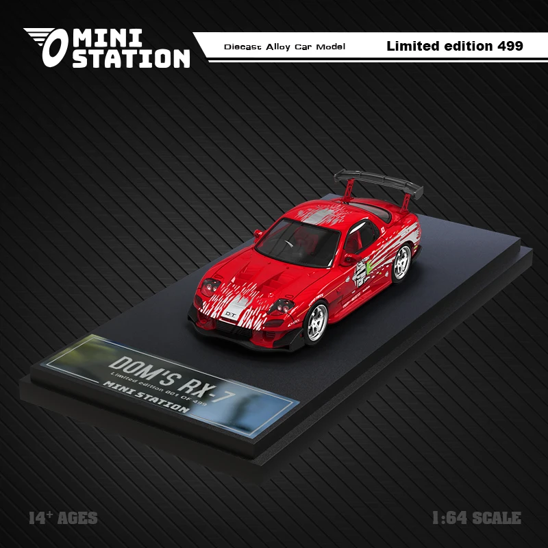 

Mini Station 1:64 Dom's RX-7 Fast & Furious Diecast Model Car