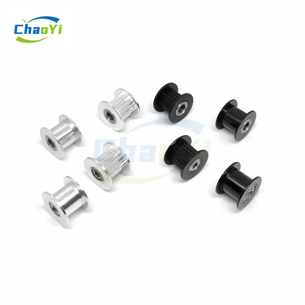 2GT 20 Teeth Tensioner Bore 3/4/5/6/8mm GT2 Idler Pulley For Belt Width 6/9/10/12/15mm 3D Printer Parts Guide Synchronous Wheel 3D Printer Accessories Timing Belt Pulley Fixed Pulley Timing Pulley Belt Pulley Roller Guide Wheel