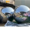 Decorative Ceiling Hanging Inflatable Mirror Ball Balloon Giant Mirror Ball Gold And Silver Rainbow Outdoor Disco Ball Floating 5