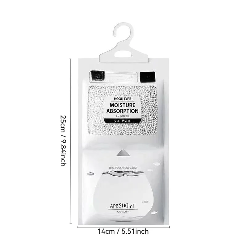 Dehumidification Bag Set Breathable & Mold Resistant Ideal for Wardrobes Home Use Doubles As Air Purifier Accessory 4pcs moisture absorber bag moisture absorber moisture absorbing bag