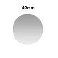 1PCS Silver 40x40