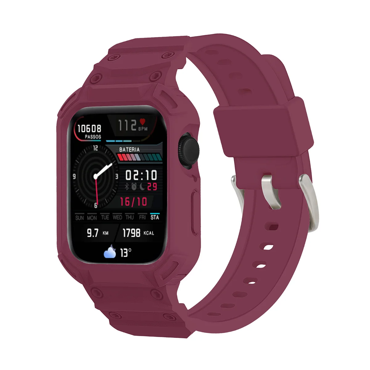 Sport Protective Replacement Wristband with Retrofits and One-Piece Strap Case