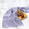 Premium Turkish Cotton Towels Soft and Luxurious Bath Hand and Face Towel Set Striped Towel Rectangular Tablecloth Bathroom set 3