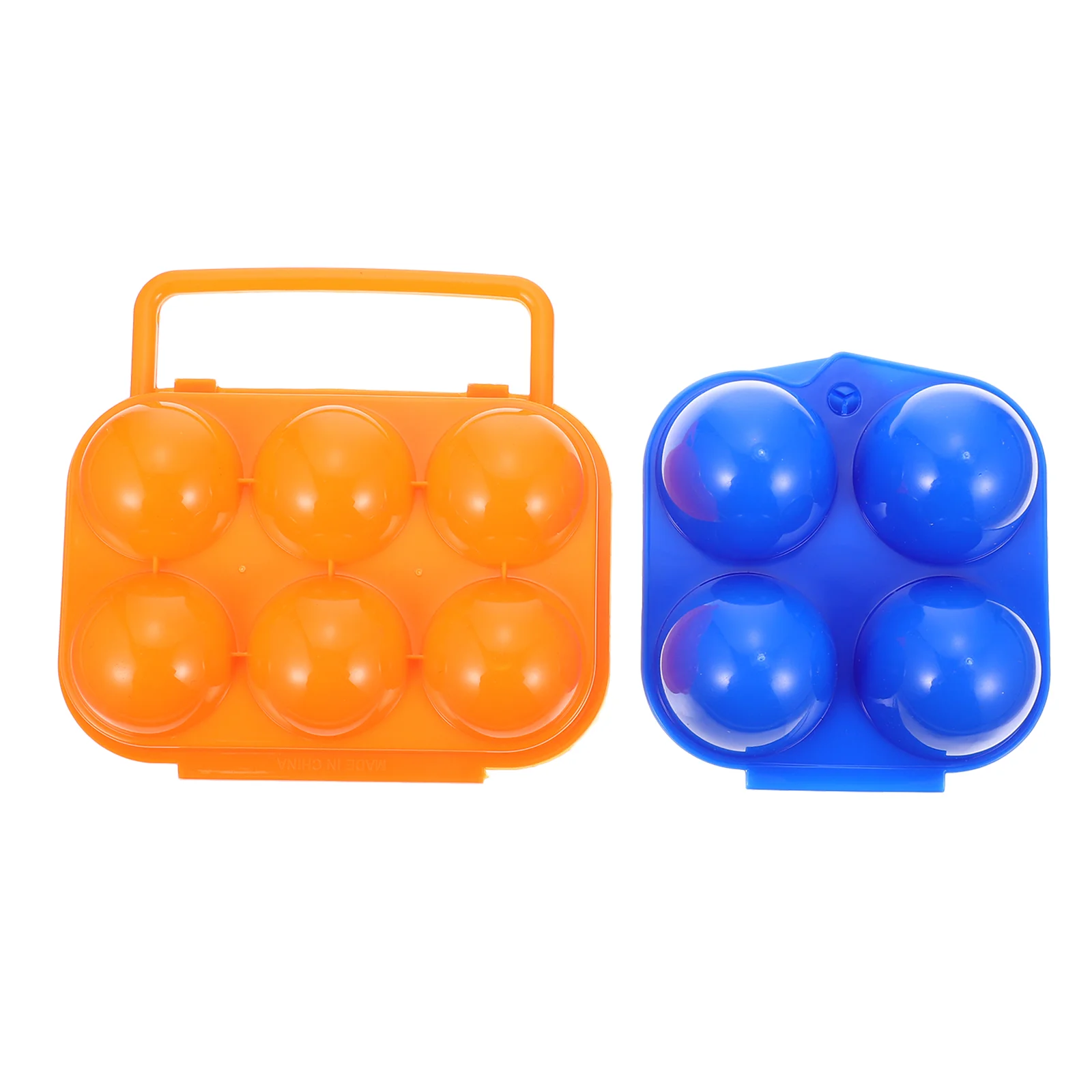 

2 Pcs Egg Storage Box Eggs Case Portable Holder Boxes Carton Camping Cases Plastic Outdoor
