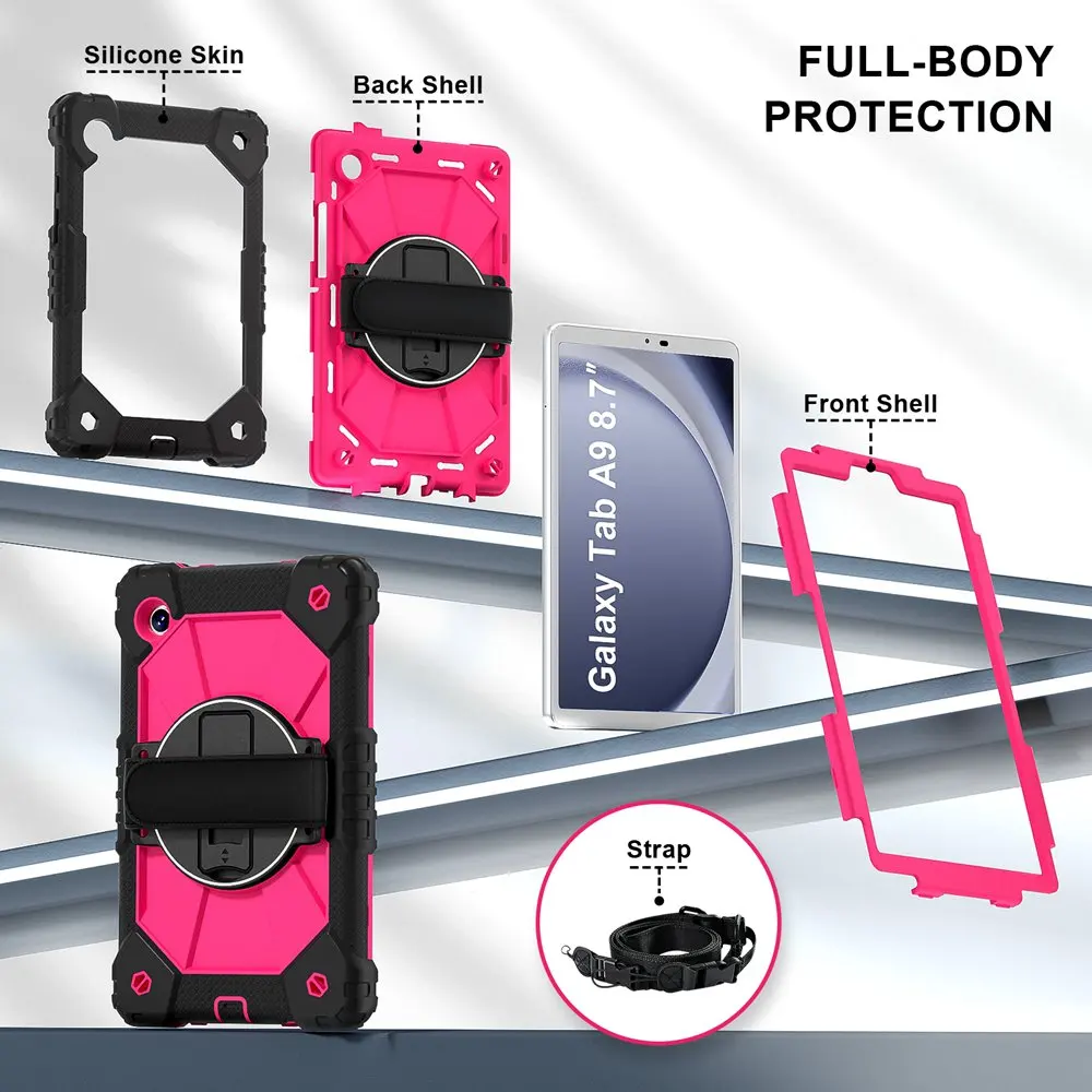 Durable Silicone + PC Protective Tablet Cover