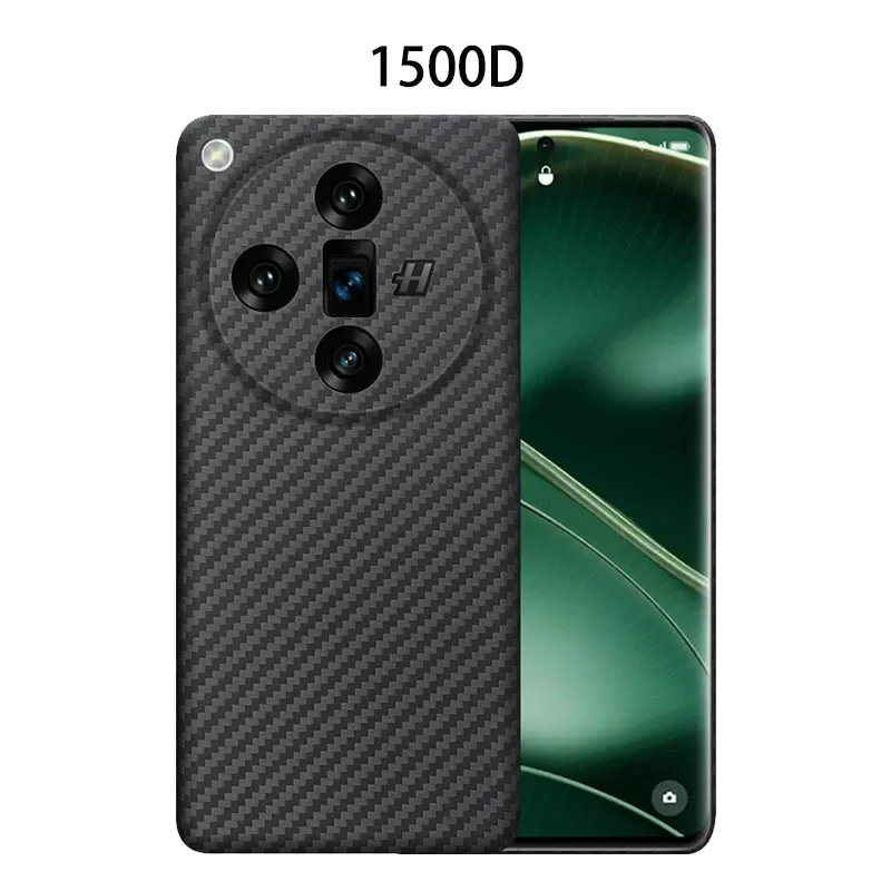 Case for OPPO Find X7 & X7 Ultra Real Carbon Fiber Aramid Anti-explosion Bulletproof Phone Protective Cover Protection Shell