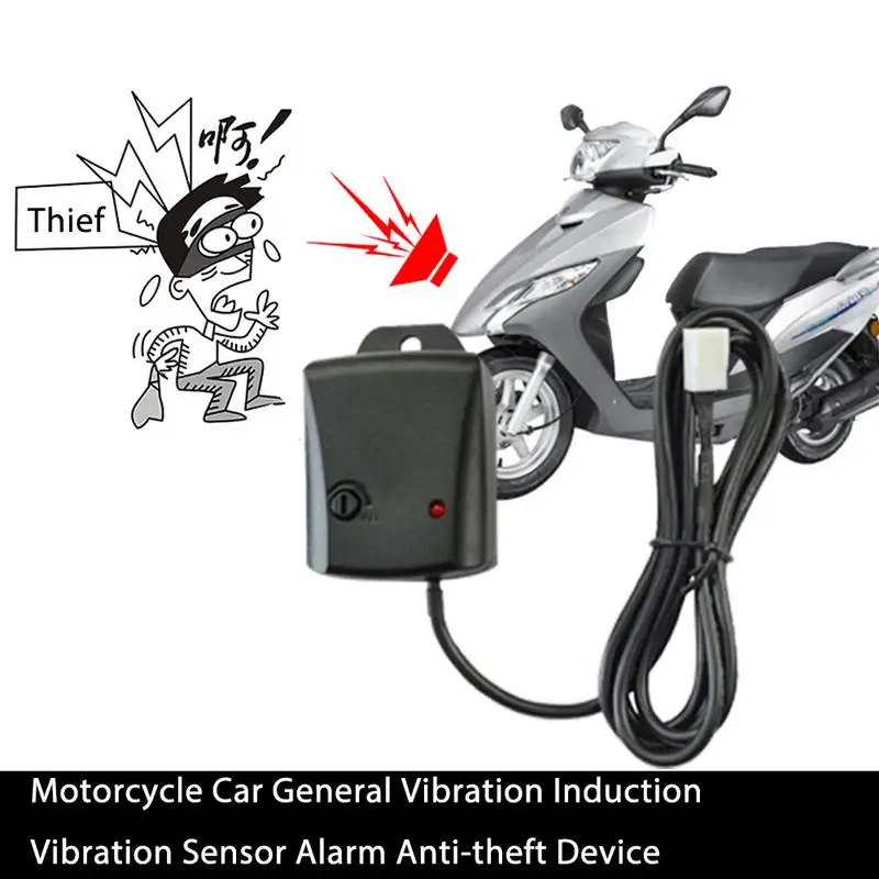 

Motorcycle Car General Vibration Induction Sensor Alarm Anti-theft Device Keyless System Auto Remote Central Kit Locking Durable