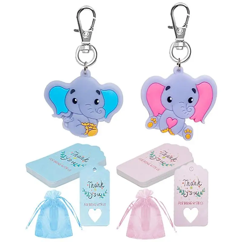 

Baby Shower Keychains Return Favors For Guests Elephant Theme Keychain For Party Decoration Creative Baby Shower Keychain Gifts