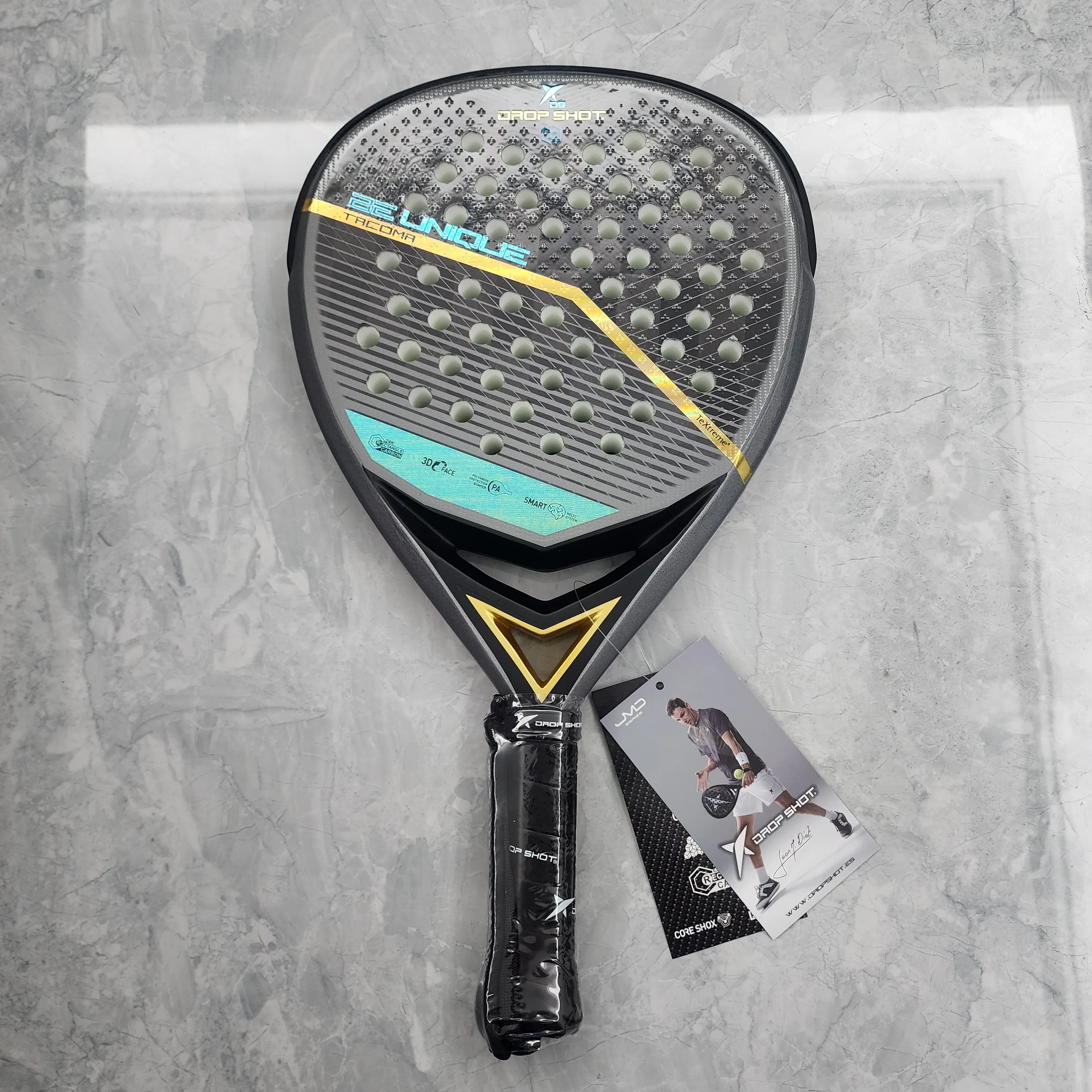 3K 12K 18K 24K High Quality, Professional Padel Tennis Racket, Soft Face, Carbon Fiber, Lightweight, Fashionable EVA Sports Equi