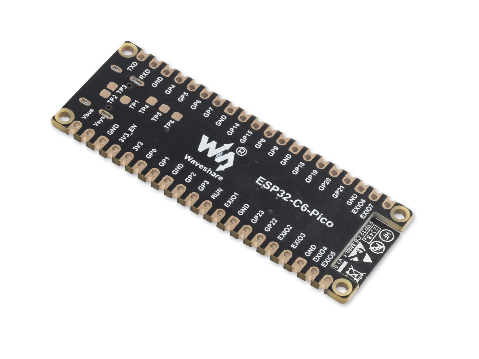 Waveshare ESP32-C6 ũƮѷ, WiFi 6  , 160MHz ̱ ھ μ, ESP32-C6-MINI-1 