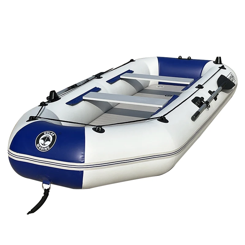 

Solar Marine CE 4 Person 10ft PVC Fishing Boats Inflatable Kayaks Canoe Air Mat Floor with Free Accessories on Sale