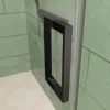Shower Door, 56-60 in. W X 74 in. H, Frameless Sliding, Reversible Installation, Clear SGCC Tempered Glass, Bathroom Shower Door 4