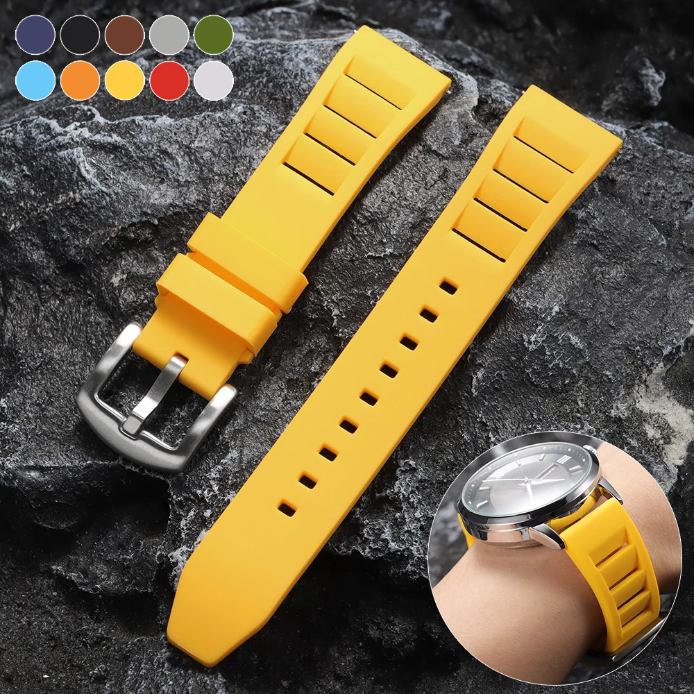 Elegant Silicone Watch Band - Universal Quick Release Strap