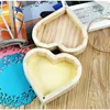 Storage Box Heart Shape Wood Box Jewelry Box Wedding Gift Makeup Cosmetic Earrings Ring Desk Rangement Make Up Wooden Organizer 2