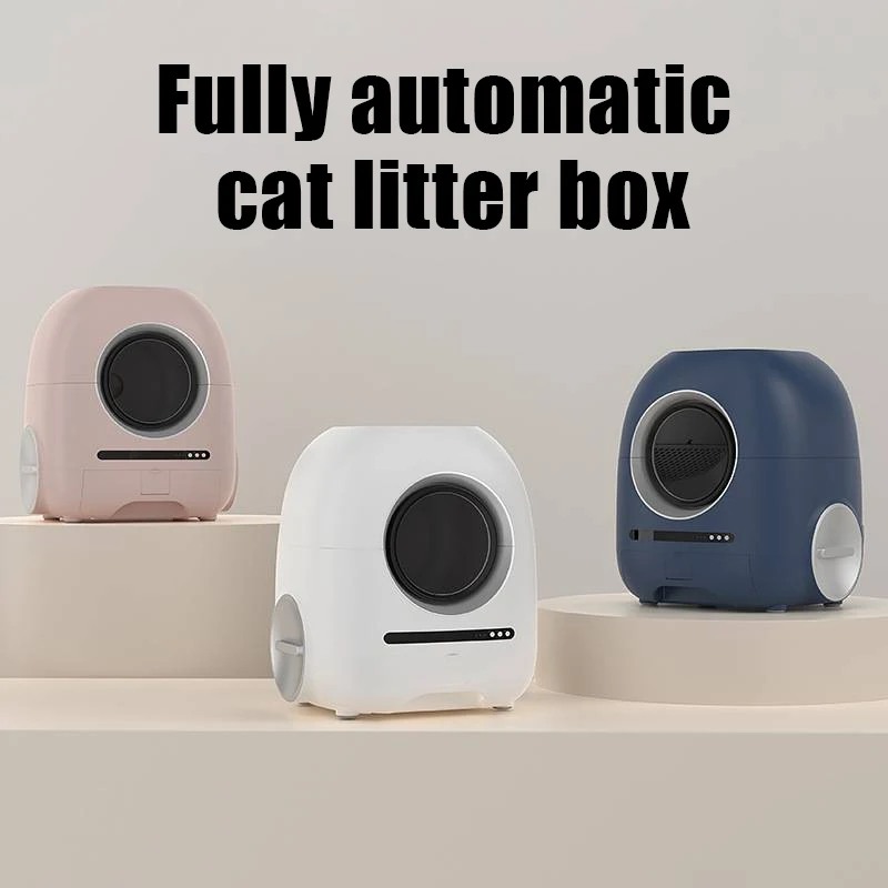 

Cat Litter Box Fully Automatic Fast Self Cleaning Toilet Automatic APP Control Deodorization Ventilation Cat Litter Basin New