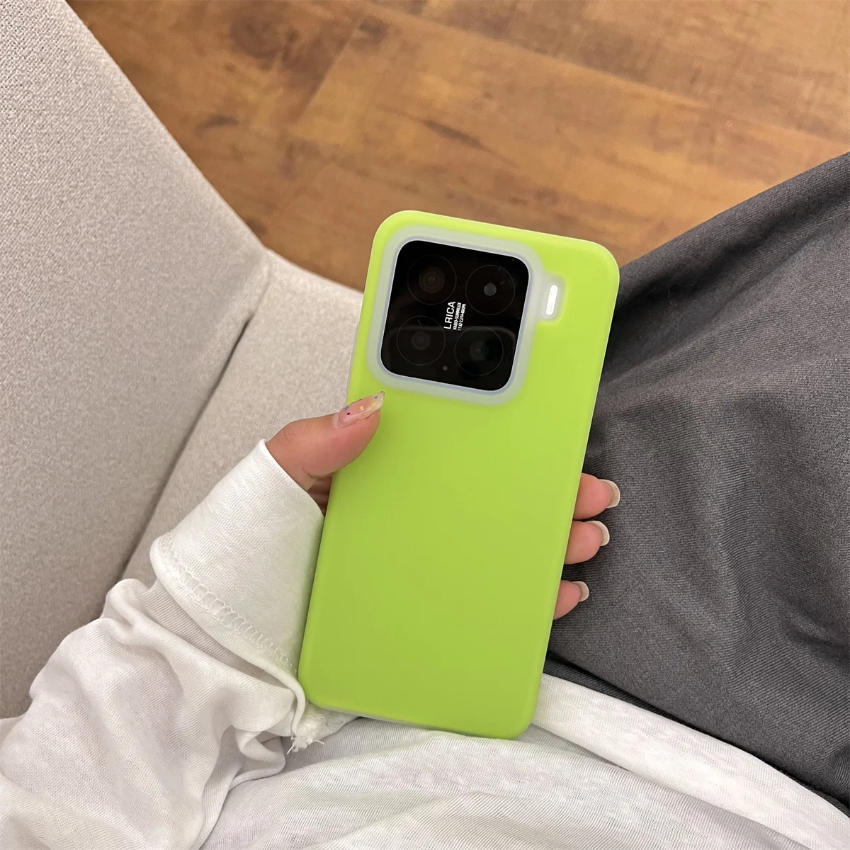 Neon Matte Liquid Silicone Shockproof Fashion Case - Candy Color