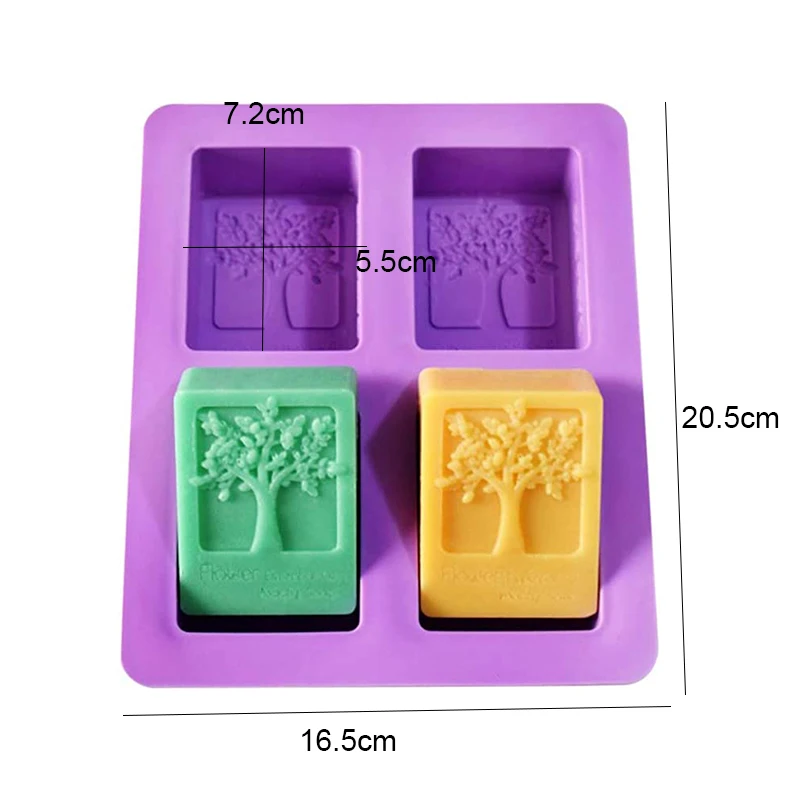 Angel Soap & Bath Bomb Silicone Mold - Floral & Celestial Design Collection