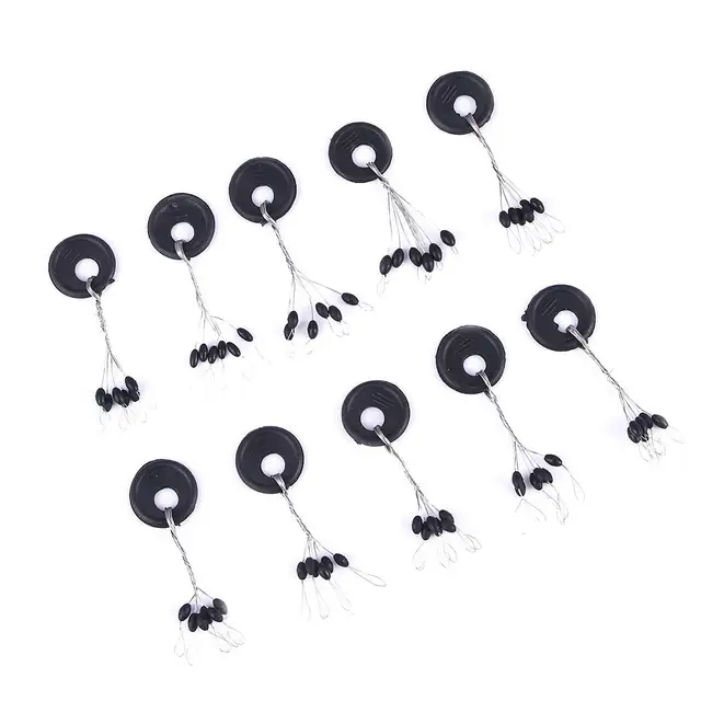 100 그룹 세트 고무 스페이스 콩: 낚시 매니아 필수품