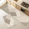 Kitchen Floor Mat Non-slip Leather Carpet Pvc Mats Waterproof Oil-proof Rug Long Strip Home decoration שטיח למטבח 주방바닥매트 3