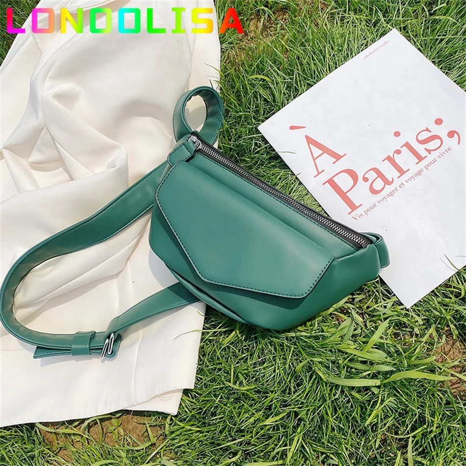 Waist Bag Chest Bag Crossbody Bag Casual Waist Bags for Women Leather Shoulder Bag Travel Small Chest Bag