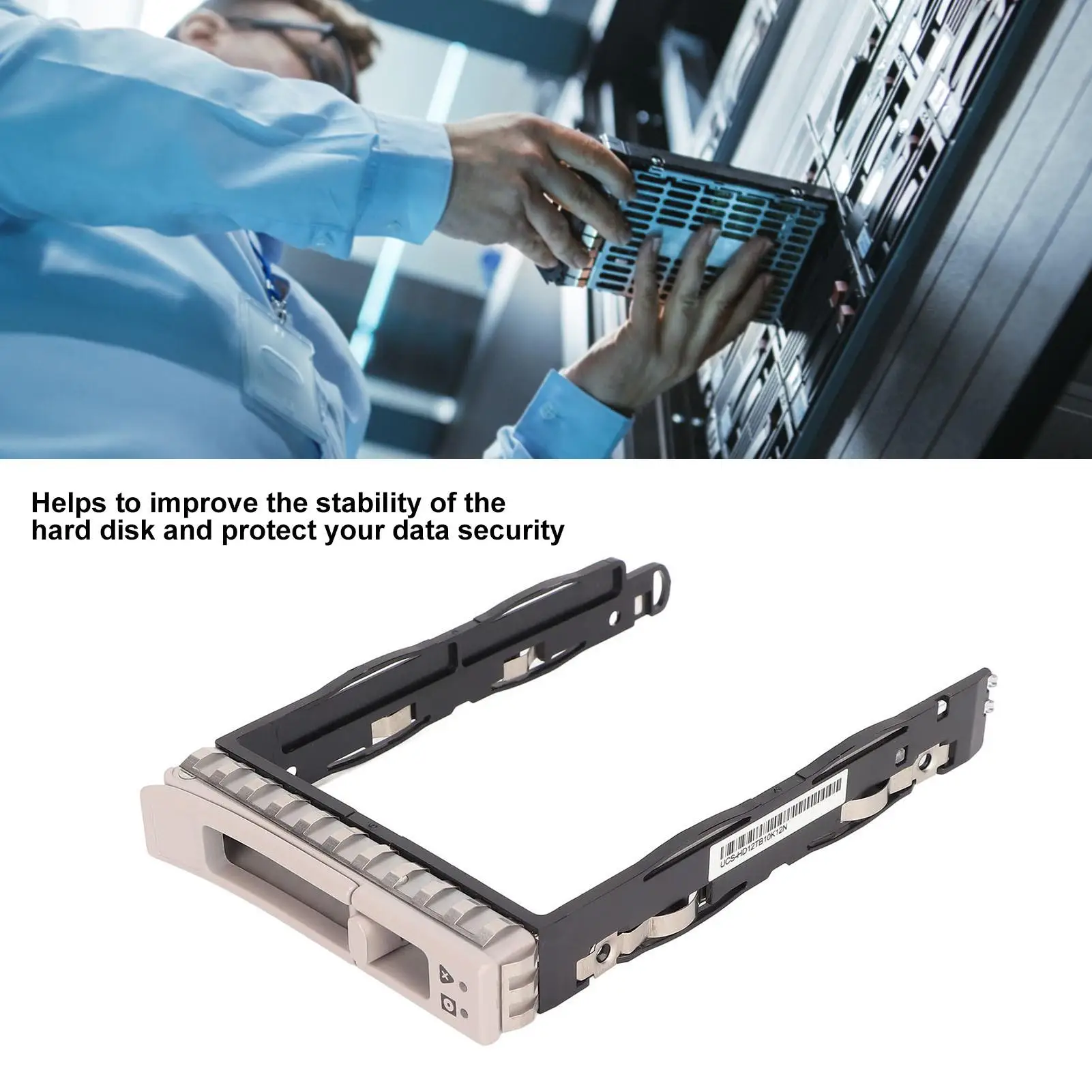2.5in HDD Tray Caddy for cisco UCS C220 C240 C480 M5-Silver & Black SAS SATA Compatible