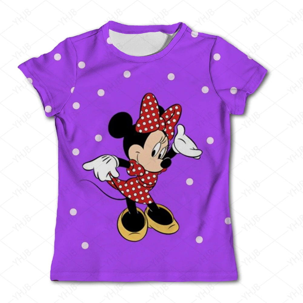 

Disney Mickey and Minnie Clothes Aesthetic Harajuku T-shirt Kawaii Fashion Oversize boys girlsDisneyland Trip T Shirt Women