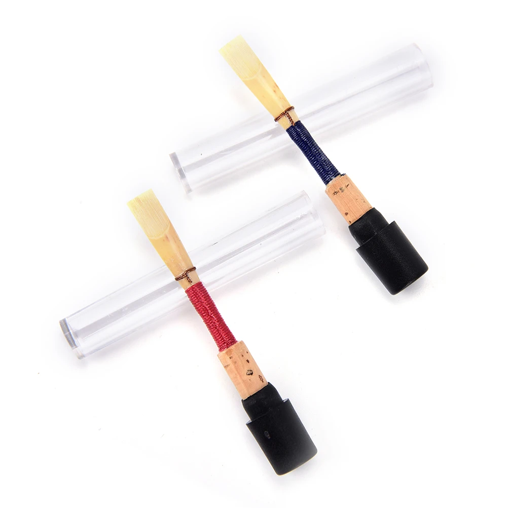 Description Picture 3 of item1Pc Bulrush Oboe Reeds Soft Mouthpiece Orchestral Medium Wind Instrument Part with CKeys Length 7.38cm