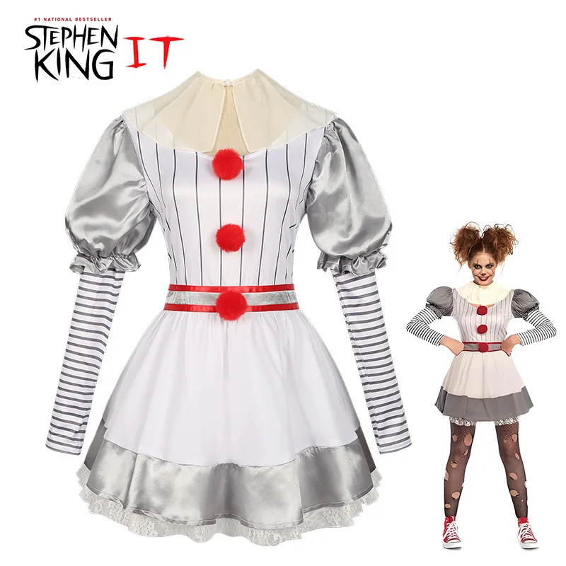 Gothic Lolita Horror Dress Cosplay Costume for Women