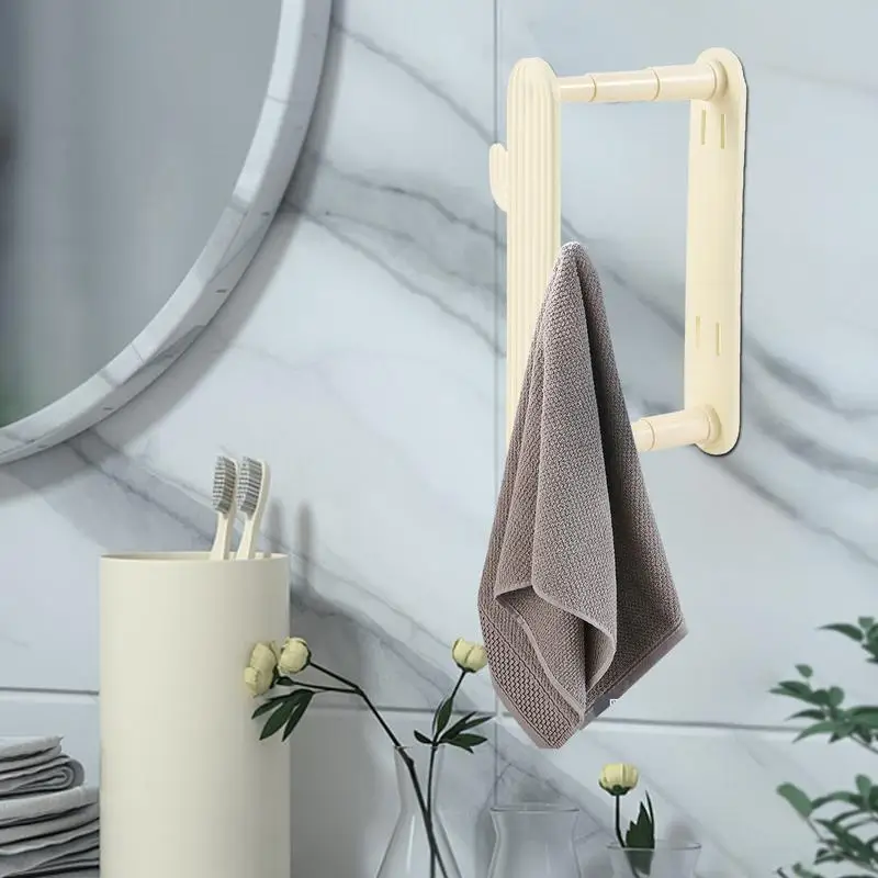 Hanger Organizer Wall Mount Cactus Shape Hanger Storage Holder Extendable Hanger Organizer Rack Space Saving Holder For Hangers 5