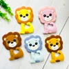 1pcs Baby Silicone Teether Lion Pendant Food Grade Perle Silicone Bead Teething Rodent Chewable Children'S Goods Toys 3