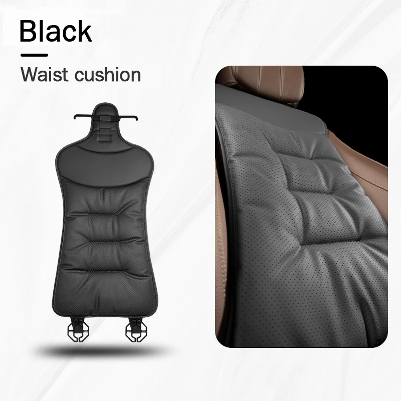 Premium Leather Universal Car Seat Cushion Cover - All-Season Auto Interior Protection Pad